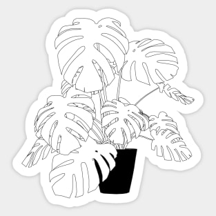 SWISS CHEESE PLANT Sticker